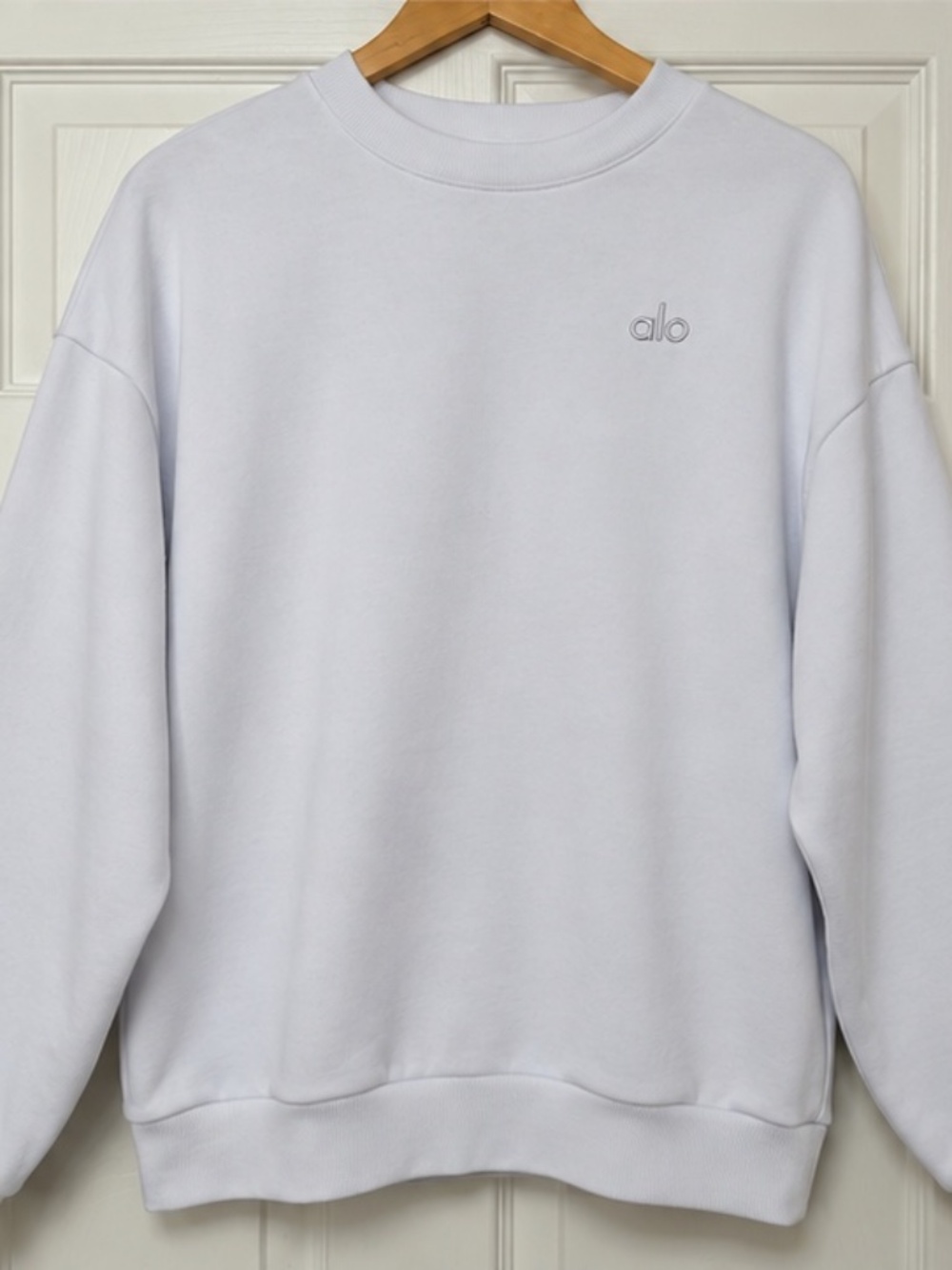 Alo Accolade Crewneck Sweater White M